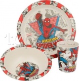 Фото Набор детской посуды Stor Spiderman Comic Bamboo Set (Stor-01275)