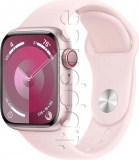 Фото Смарт-часы Apple Watch Series 9 41mm GPS+Cell. Pink Aluminium/Light Pink Sport Band S/M (MRHY3)