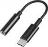 Фото товара Адаптер USB Type C -> Audio 3.5mm Choetech (AUX003-BK)