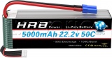 Фото Аккумулятор HRB Lipo 6s 22.2V 5000mAh 50C Battery (HR-5000MAH-6S-50C-XT60)