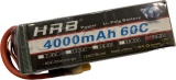 Фото Аккумулятор HRB Lipo 6s 22.2V 4000mAh 60C Battery XT60 Plug (HR-4000MAH-6S-60C-XT60)