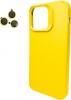 Фото товара Чехол для iPhone 15 Pro Max Cosmic Silky Cam Protect Yellow (CoSiiP15PMYellow)