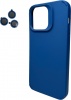 Фото товара Чехол для iPhone 15 Pro Max Cosmic Silky Cam Protect Blue (CoSiiP15PMBlue)