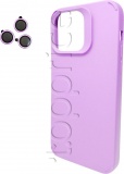 Фото Чехол для iPhone 15 Pro Cosmic Silky Cam Protect Purple (CoSiiP15PPurple)