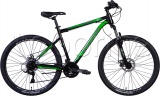 Фото Велосипед Discovery Trek AM DD Black/Green 27.5" рама - 19.5" 2024 (OPS-DIS-27.5-056)