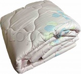 Фото Одеяло ШЕМ Royal Satin шерсть зимнее двуспальное Розовая веточка 175х210 см