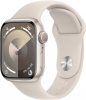 Фото товара Смарт-часы Apple Watch Series 9 41mm GPS+Cell. Starlight Aluminium/Starlight Sport Band M/L (MRHP3)