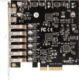 Фото Контроллер PCI-E Frime ASM3142+VL822 USB3.2 8 портов (ECF-PCIEtoUSB013)