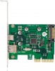 Фото товара Контроллер PCI-E Frime ASM1142 USB3.1 2 порта (ECF-PCIEtoUSB009.LP)