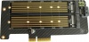 Фото товара Контроллер PCI-E Dynamode PCI-Ex4- 2xM.2 M&B-key