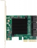 Фото товара Контроллер PCI-E Frime ASM1062+ASM1092 6хSATA III (ECF-PCIEto6SATAIII001.LP)