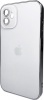 Фото товара Чехол для iPhone 11 AG Glass Sapphire Frame MagSafe Logo White (AGSappiFRP11White)