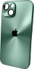 Фото товара Чехол для iPhone 15 OG Acrylic Glass Gradient Green (OGGRAFrameiP15LGreen)