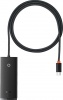 Фото товара Концентратор USB Type C Baseus Lite Series 4-in-1 Black (WKQX030401)