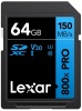 Фото товара Карта памяти SDXC 64GB Lexar 800x PRO UHS-I C10 V10 U1 (LSD0800P064G-BNNNG)