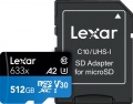 Фото Карта памяти micro-SDXC 512GB Lexar High-Performance UHS-I C10 V30 U3 (LSDMI512BB633A)