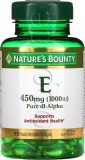 Фото Витамин E Nature's Bounty 1000 МЕ 450 мг 60 гелевых капсул (NRT01799)