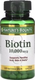 Фото Биотин Nature's Bounty 10000 мкг 120 гелевых капсул (NRT51697)