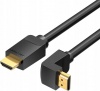 Фото товара Кабель HDMI -> HDMI Vention v2.0 270° 3 м Black (AAQBI)