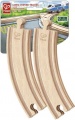 Фото Набор к железной дороге Hape Длинные изогнутые рельсы (E3777)