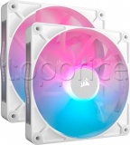 Фото Набор вентиляторов Corsair iCUE Link RX140 RGB PWM White Dual Pack (CO-9051024-WW)