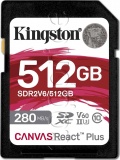 Фото Карта памяти micro SDXC 512GB Kingston Canvas React Plus C10 UHS-II U3 (SDR2V6/512GB)