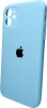 Фото товара Чехол для iPhone 11 Silicone Full Case AA Camera Protect 44 Light Blue (FullAAKPi11-44)