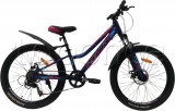 Фото Велосипед Titan Best Mate Dark Blue/Pink 24" рама - 11" 2024 (24TJA-004686)