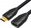 Фото товара Кабель HDMI -> HDMI M/F Vention 4K 3 м Black (VAA-B06-B300)