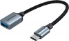 Фото товара Кабель OTG USB3.0 AF/USB Type C Vention 0.15 м Gray (CCXHB)