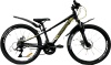 Фото товара Велосипед Discovery Qube Vbr Black/Yellow 24" рама - 11.5" 2024 (OPS-DIS-24-356)