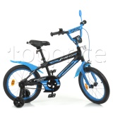 Фото Велосипед двухколесный Profi 18" Inspirer Black/Blue Matt (Y18323-1)