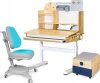 Фото товара Парта + кресло + тумба Mealux Timberdesk Wood S (BD-685 S+ box BD 920-2 BL+Y-110 BLG)