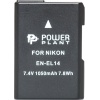 Фото товара Аккумулятор PowerPlant Nikon EN-EL14 Chip (DV00DV1290)