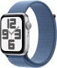 Фото товара Смарт-часы Apple Watch Series 9 41mm GPS+Cell. Silver Aluminium/Winter Blue Sport Loop (MRHX3)