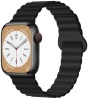 Фото товара Ремешок для Apple Watch 38/40/41mm Drobak Silicone Magnetic Link Dark Black (898922)