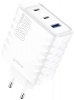 Фото товара Сетевое З/У Proove Speed Surge Gan 65W USB + 2 Type-C White (2001001868147)