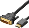 Фото товара Кабель HDMI -> DVI UGREEN HD106 1 м Black (30116)