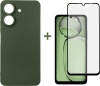 Фото товара Чехол + стекло для Xiaomi Redmi 13C Dengos Kit Green (DG-KM-54)