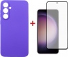 Фото товара Чехол + стекло для Samsung Galaxy S23 FE Dengos Kit Purple (DG-KM-12)