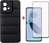 Фото товара Чехол + стекло для Motorola Moto G84 Dengos Kit Black (DG-KM-52)
