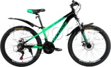Фото Велосипед Cross Flash 2024 Green/Black 24" рама - 12" (24CWA-005060)