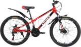 Фото Велосипед Cross Focus 2024 Red/Black 24" рама - 11" (24CWS-005073)