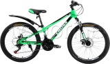 Фото Велосипед Cross Focus 2024 Green/Black 24" рама - 11" (24CWS-005071)