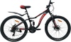 Фото товара Велосипед Cross Pioneer 2024 Black/Red 26" рама - 14" (26CJS-005032)