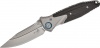 Фото товара Нож Microtech Socom Bravo Mini S/E Titanium Bead Blast Standart Blue CF (260M-7CFTI)