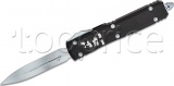 Фото Нож Microtech Ultratech Double Edge Signature Series Steamboat Willie Black (122-1SB)