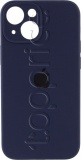 Фото Чехол для iPhone 15 Silicone Full Case AA Camera Protect 7 Dark Blue (FullAAi15-7)
