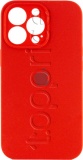Фото Чехол для iPhone 15 Pro Silicone Full Case AA Camera Protect 11 Red (FullAAi15P-11)