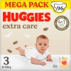 Фото товара Подгузники детские Huggies Extra Care 3 96 шт. (5029053577944)